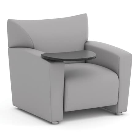 Tribeca Collection Tribeca Club Chair With Carbonized Finished Tablet Arm